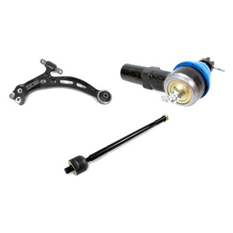 Mevotech® - Supreme™ Front Driver Side Lower Control Arm and Tie Rod End Kit