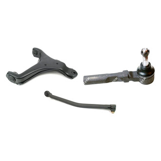 Mevotech® - Original Grade™ Front Driver Side Lower Control Arm and Tie Rod End Kit