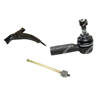 Mevotech® - Original Grade™ Front Driver Side Lower Control Arm and Tie Rod End Kit