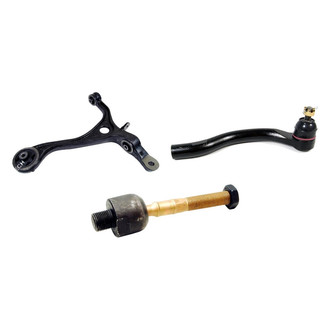 Mevotech® - Original Grade™ Front Driver Side Lower Control Arm and Tie Rod End Kit