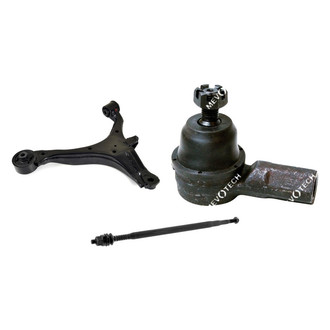 Mevotech® - Original Grade™ Front Driver Side Lower Control Arm and Tie Rod End Kit