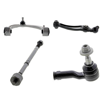 Mevotech® - Supreme™ Front Passenger Side Lower and Upper Control Arm with Ball Joint and Tie Rod End Kit