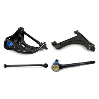 Mevotech® - Supreme™ Front Passenger Side Lower and Upper Control Arm with Ball Joint and Tie Rod End Kit