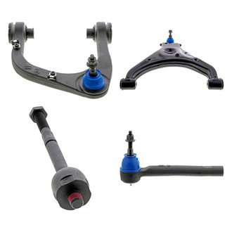 Mevotech® - Supreme™ Front Passenger Side Lower and Upper Control Arm with Ball Joint and Tie Rod End Kit