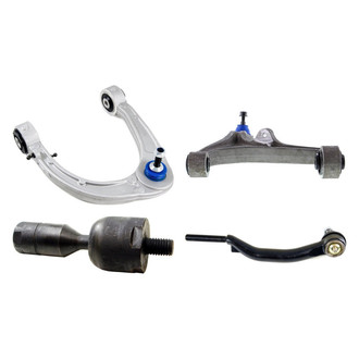 Mevotech® - Supreme™ Front Passenger Side Lower and Upper Control Arm with Ball Joint and Tie Rod End Kit