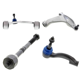 Mevotech® - Supreme™ Front Passenger Side Lower and Upper Control Arm with Ball Joint and Tie Rod End Kit