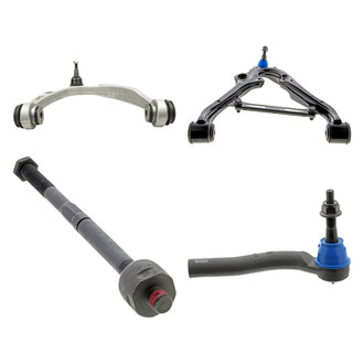 Mevotech® - Supreme™ Front Passenger Side Lower and Upper Control Arm with Ball Joint and Tie Rod End Kit