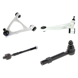 Mevotech® - Supreme™ Front Passenger Side Lower and Upper Control Arm with Ball Joint and Tie Rod End Kit