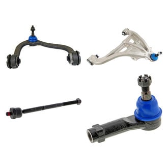 Mevotech® - Supreme™ Front Passenger Side Lower and Upper Control Arm with Ball Joint and Tie Rod End Kit
