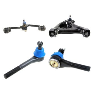 Mevotech® - Supreme™ Front Passenger Side Lower and Upper Control Arm with Ball Joint and Tie Rod End Kit