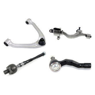 Mevotech® - Supreme™ Front Passenger Side Lower and Upper Control Arm with Ball Joint and Tie Rod End Kit