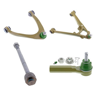 Mevotech® - TTX™ Front Passenger Side Lower and Upper Control Arm with Ball Joint and Tie Rod End Kit