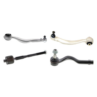 Mevotech® - Supreme™ Front Passenger Side Lower and Upper Control Arm with Ball Joint and Tie Rod End Kit