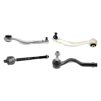 Mevotech® - Supreme™ Front Passenger Side Lower and Upper Control Arm with Ball Joint and Tie Rod End Kit