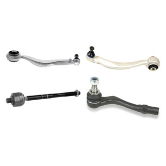 Mevotech® - Supreme™ Front Passenger Side Lower and Upper Control Arm with Ball Joint and Tie Rod End Kit
