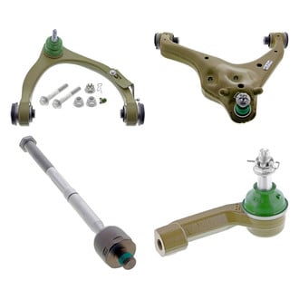 Mevotech® - TTX™ Front Passenger Side Lower and Upper Control Arm with Ball Joint and Tie Rod End Kit