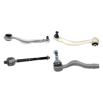 Mevotech® - Supreme™ Front Passenger Side Lower and Upper Control Arm with Ball Joint and Tie Rod End Kit