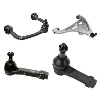 Mevotech® - Original Grade™ Front Passenger Side Lower and Upper Control Arm with Ball Joint and Tie Rod End Kit