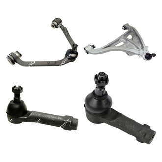 Mevotech® - Original Grade™ Front Passenger Side Lower and Upper Control Arm with Ball Joint and Tie Rod End Kit