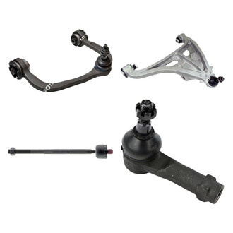 Mevotech® - Original Grade™ Front Passenger Side Lower and Upper Control Arm with Ball Joint and Tie Rod End Kit