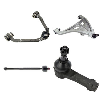 Mevotech® - Original Grade™ Front Passenger Side Lower and Upper Control Arm with Ball Joint and Tie Rod End Kit