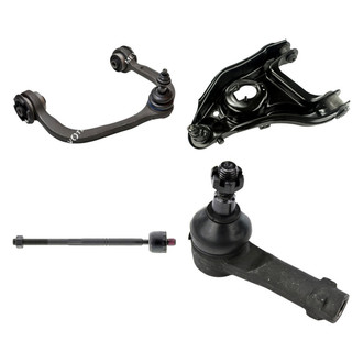 Mevotech® - Original Grade™ Front Passenger Side Lower and Upper Control Arm with Ball Joint and Tie Rod End Kit