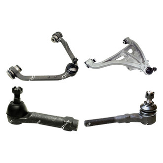 Mevotech® - Original Grade™ Front Passenger Side Lower and Upper Control Arm with Ball Joint and Tie Rod End Kit