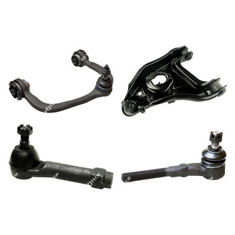 Mevotech® - Original Grade™ Front Passenger Side Lower and Upper Control Arm with Ball Joint and Tie Rod End Kit
