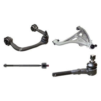 Mevotech® - Original Grade™ Front Passenger Side Lower and Upper Control Arm with Ball Joint and Tie Rod End Kit