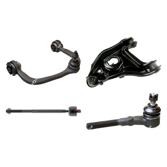 Mevotech® - Original Grade™ Front Passenger Side Lower and Upper Control Arm with Ball Joint and Tie Rod End Kit