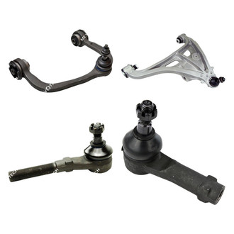 Mevotech® - Original Grade™ Front Passenger Side Lower and Upper Control Arm with Ball Joint and Tie Rod End Kit