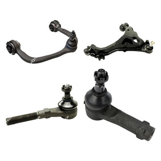 Mevotech® - Original Grade™ Front Passenger Side Lower and Upper Control Arm with Ball Joint and Tie Rod End Kit