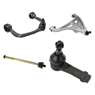 Mevotech® - Original Grade™ Front Passenger Side Lower and Upper Control Arm with Ball Joint and Tie Rod End Kit