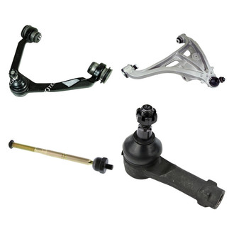 Mevotech® - Original Grade™ Front Passenger Side Lower and Upper Control Arm with Ball Joint and Tie Rod End Kit