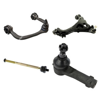 Mevotech® - Original Grade™ Front Passenger Side Lower and Upper Control Arm with Ball Joint and Tie Rod End Kit
