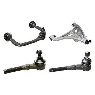 Mevotech® - Original Grade™ Front Passenger Side Lower and Upper Control Arm with Ball Joint and Tie Rod End Kit
