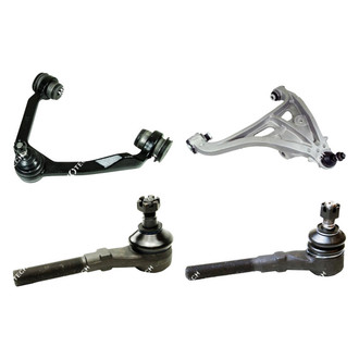 Mevotech® - Original Grade™ Front Passenger Side Lower and Upper Control Arm with Ball Joint and Tie Rod End Kit
