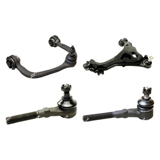 Mevotech® - Original Grade™ Front Passenger Side Lower and Upper Control Arm with Ball Joint and Tie Rod End Kit