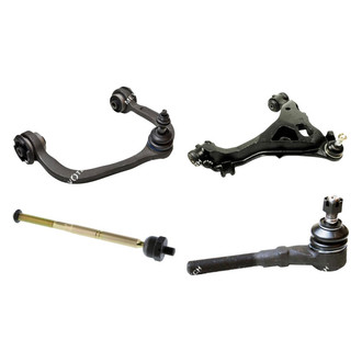 Mevotech® - Original Grade™ Front Passenger Side Lower and Upper Control Arm with Ball Joint and Tie Rod End Kit
