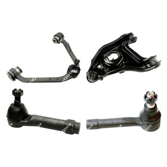 Mevotech® - Original Grade™ Front Passenger Side Lower and Upper Control Arm with Ball Joint and Tie Rod End Kit