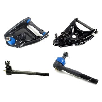 Mevotech® - Original Grade™ Front Passenger Side Lower and Upper Control Arm with Ball Joint and Tie Rod End Kit