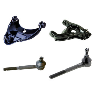 Mevotech® - Original Grade™ Front Passenger Side Lower and Upper Control Arm with Ball Joint and Tie Rod End Kit