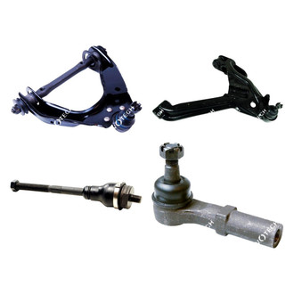 Mevotech® - Original Grade™ Front Passenger Side Lower and Upper Control Arm with Ball Joint and Tie Rod End Kit