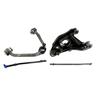 Mevotech® - Original Grade™ Front Passenger Side Lower and Upper Control Arm with Ball Joint and Tie Rod End Kit