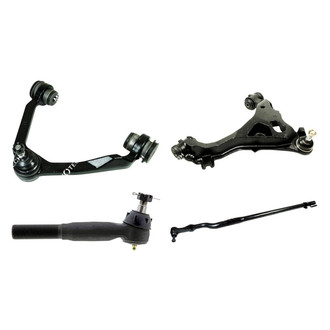 Mevotech® - Original Grade™ Front Passenger Side Lower and Upper Control Arm with Ball Joint and Tie Rod End Kit