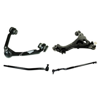 Mevotech® - Original Grade™ Front Passenger Side Lower and Upper Control Arm with Ball Joint and Tie Rod End Kit