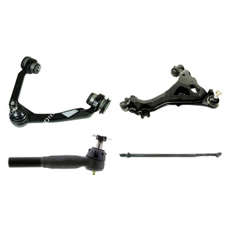 Mevotech® - Original Grade™ Front Passenger Side Lower and Upper Control Arm with Ball Joint and Tie Rod End Kit