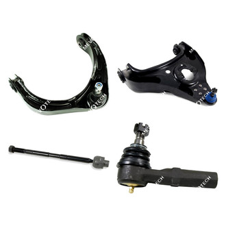 Mevotech® - Original Grade™ Front Passenger Side Lower and Upper Control Arm with Ball Joint and Tie Rod End Kit