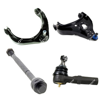 Mevotech® - Original Grade™ Front Passenger Side Lower and Upper Control Arm with Ball Joint and Tie Rod End Kit