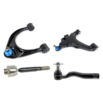 Mevotech® - Original Grade™ Front Passenger Side Lower and Upper Control Arm with Ball Joint and Tie Rod End Kit